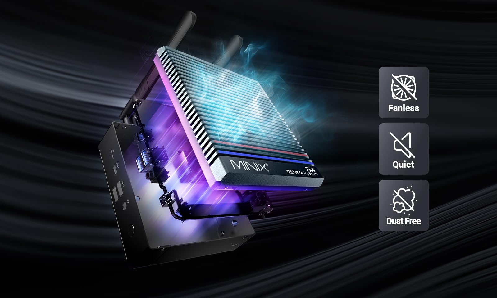 Amazon.co.jp: MINIX NEO Z300-0dB ファンレスミニPC、Intel 第12世代