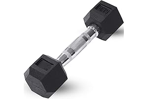 JFIT Rubber Hex Dumbbells: Sturdy and Secure Weights for Your Fitness Journey