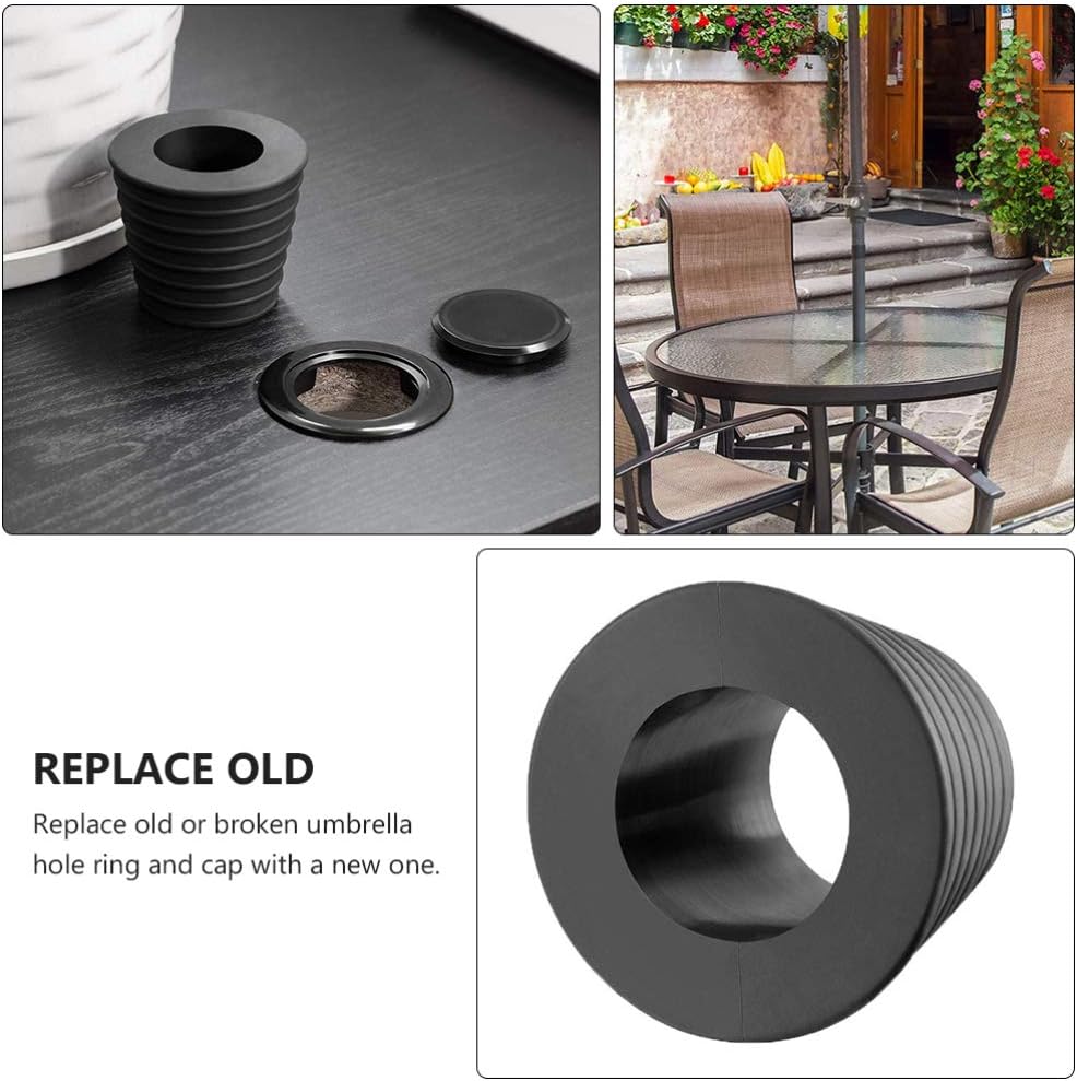 Yardwe Umbrella Cone Table Hole Ring Plug Umbrella Wedge Replacement
