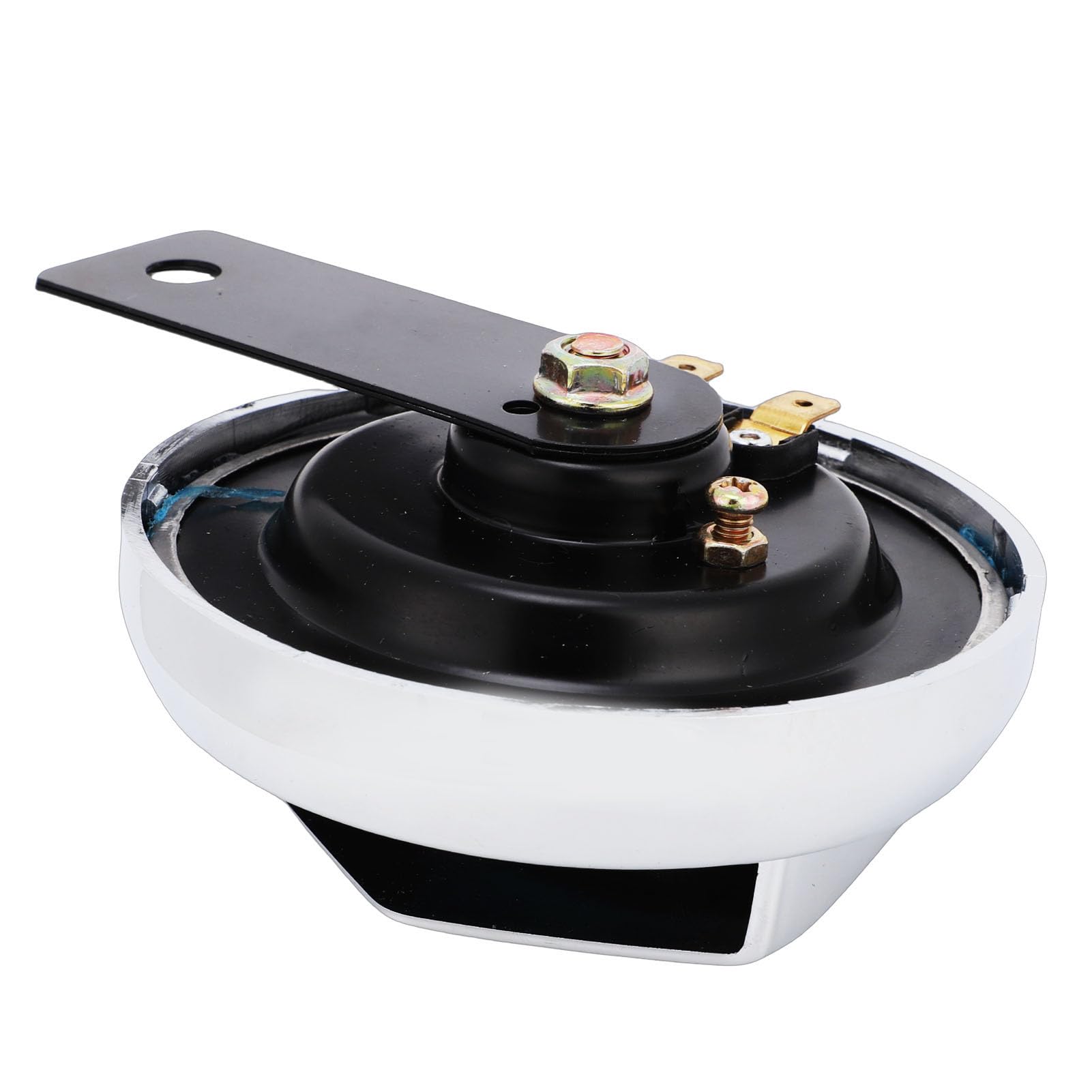 Naroote Bocina Eléctrica Elegante de 110dB Apta para Motocicleta, Bocina de Alarma Vintage Ruidosa para Ciclismo, Diseño Resistente para Cualquier Clima