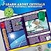 National Geographic Crystal Growing Kit - 3 Vibrant Colored Crystals to Grow with Light-Up Display Stand, Science Toy for Girls and Boys Ages 8-12, Includes 3 Gems, Cool STEM Gift (Amazon Exclusive)