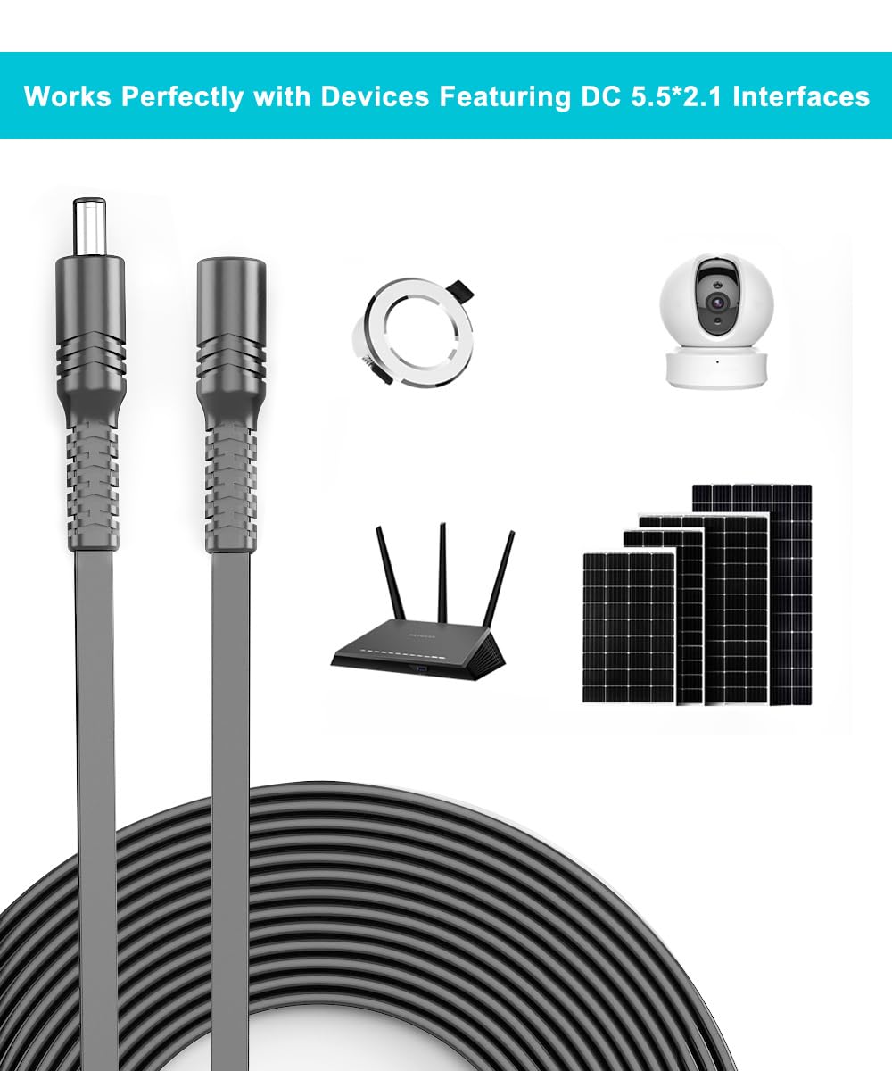 Cavo Sdoppiatore DC 5.5x2.1mm 1 Femmina A 2 Maschio - 5 Pezzi Per CCTV, Luci LED E Alimentazione 12V