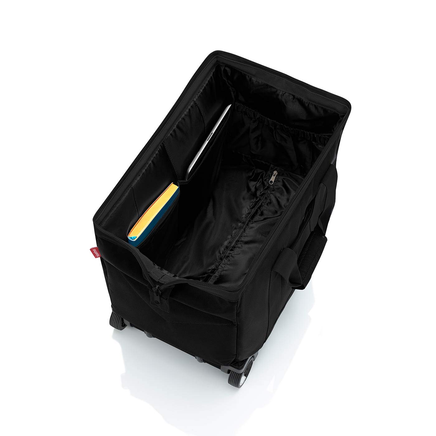 reisenthel Allrounder Trolley - sac de voyage à roulettes, Volume 30l, ouverture zippée, 6 compartiments intérieurs, 1 poignée télescopique, 2 roulettes