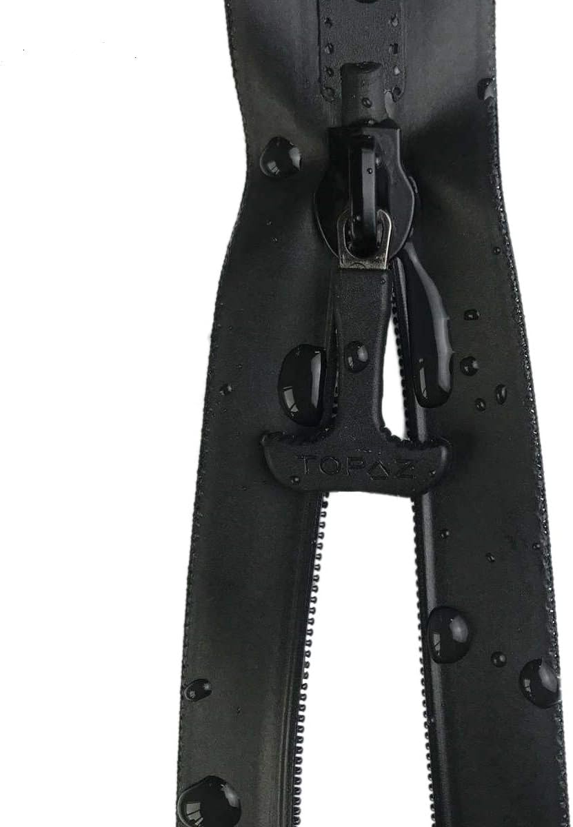 8# Nylon Zipper Airtight Waterproof Zipper TPU Coated for Waterproof Bag Dry Bag Outdoor Daypack (20 inch)