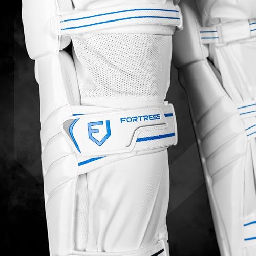 Vermont Fortress Original 100 Cricket Set – Complete Cricket Kit with Batting Pads, Gloves, Abdo Guard & XL Wheelie Bag – Youth to Adult Sizes (Right Handed, White, Small Adult) - Thumbnail 6