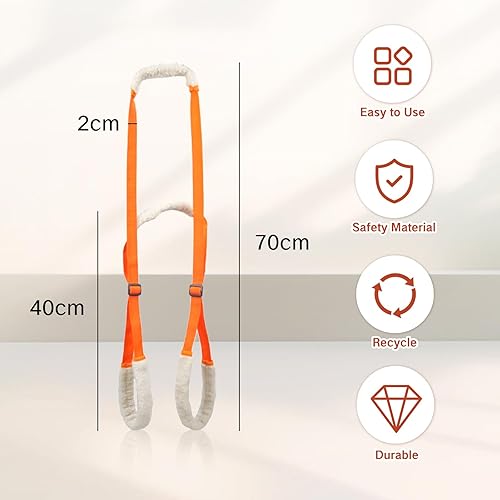 Miniatura 7 de Arnés de apoyo trasero para perros, patas traseras, arnés de apoyo para mascotas paralizadas o discapacitadas, eslingas de elevación para movilidad