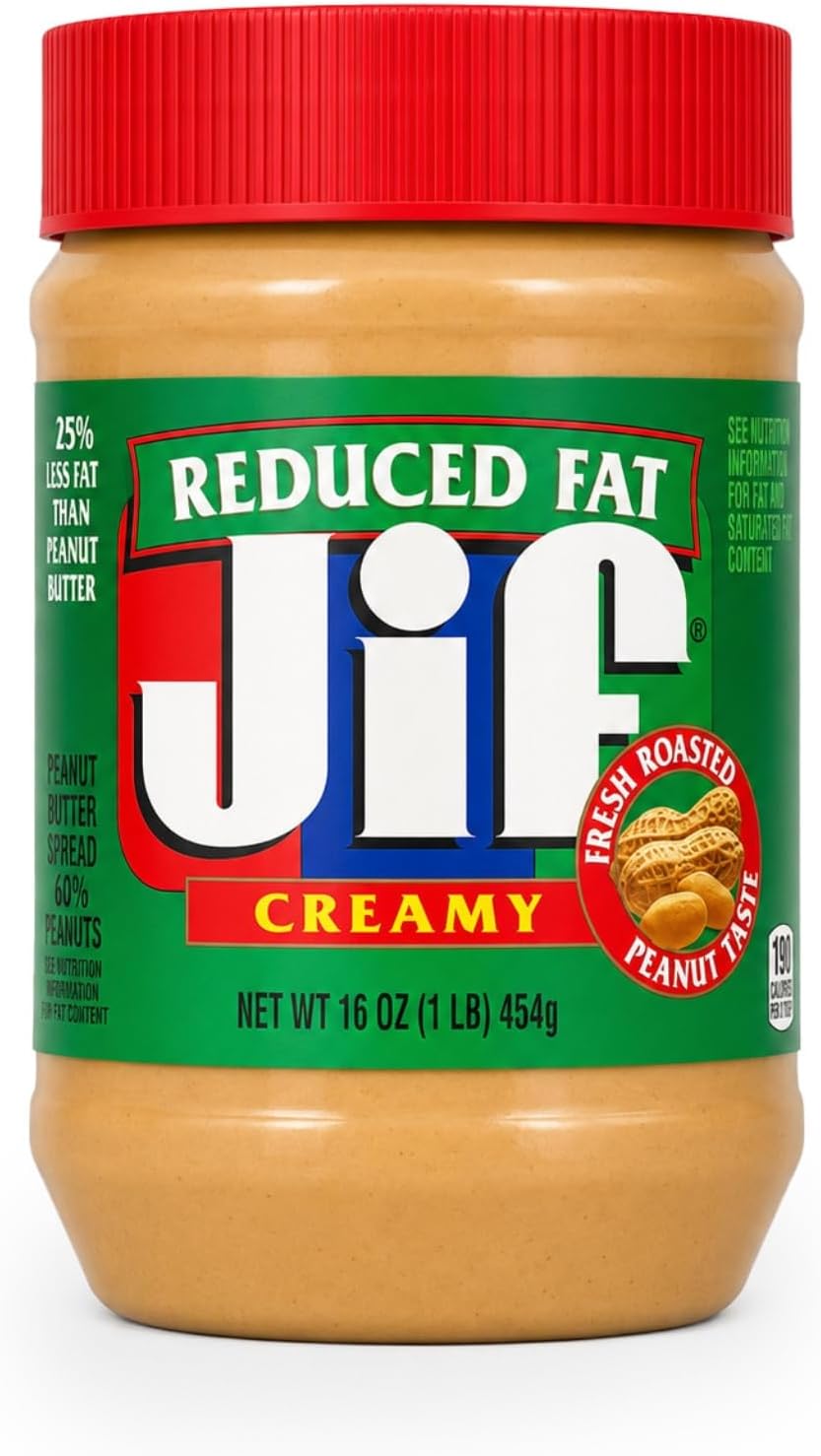 Creamy Reduced Fat Peanut Butter 454g