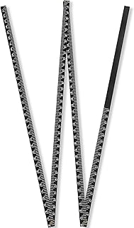 Oil Tank Measuring Stick 4 Fold to 126" Wood Folding Fuel Measuring Gage Stick Ruler for Deep Tank(1 Pcs)