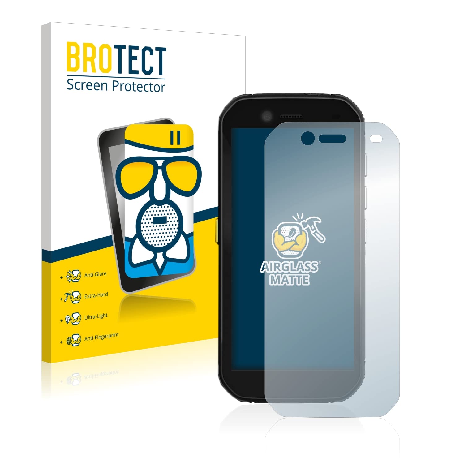 BROTECT AirGlass Vetro Opaco (1 Pezzo/i, CAT S61