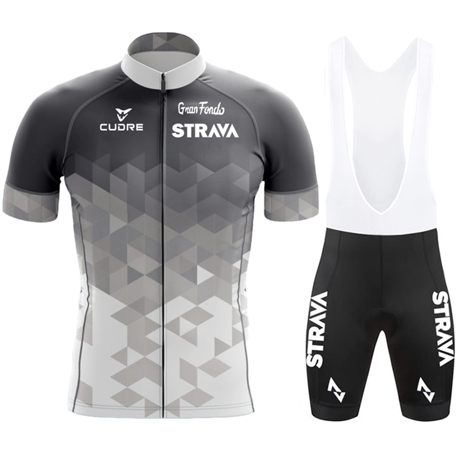 Radtrikot Set,Fahrradtrikot Herren,Atmungsaktives Sommer Kurzarm Fahrradtrikot Kurzarm + Radhose,Fahrradbekleidung Set für Fahrrad Rennrad MTB