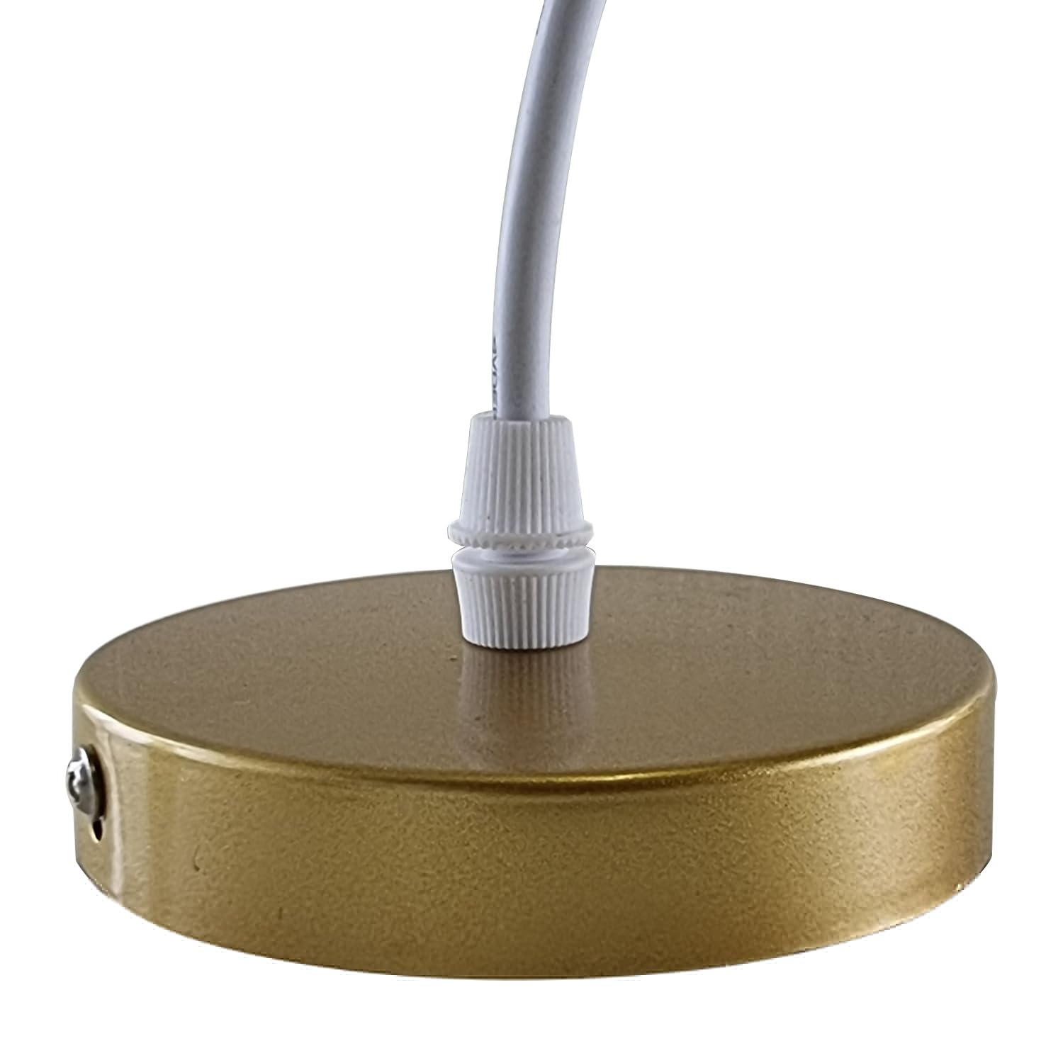 DC VOLTAGE Single Outlet CeilingRose Multi Colors 100mm Metal Ceiling Rose with Cord Grip and Fitting Accessories, for Ceiling Rose Lighting and Wall Lamp