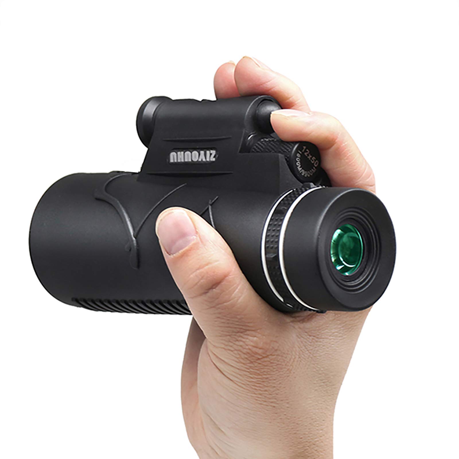 TELESCOPIO ZOOM 12X50 HD CON TREPPIEDI PER FOTO CON SMARTPHONE CON LED E LASER - CANNOCCHIALE STELLE