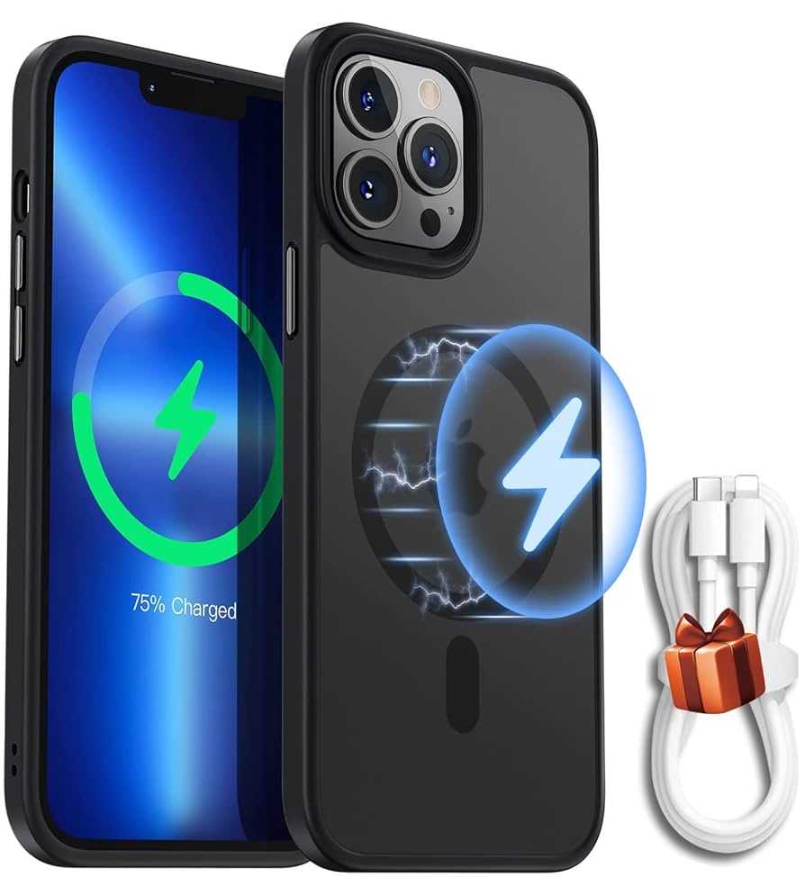 iPhone12 +充電器や保護ケース　SIMフリー Amazon.co.jp: NIMASO ケース iPhone 14 Plus 用 ケース 半透明