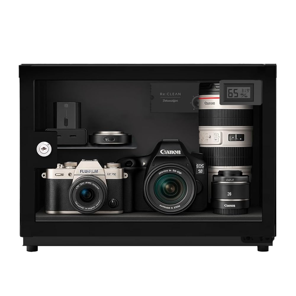 防湿庫、Rｅ：CLEAN，25L Re:CLEAN 防湿庫 ReCLEAN 25L 長期5年保証 日本製アナログ湿度計