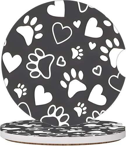 Miniatura 16 de 2 unidades de posavasos de árbol camuflaje para portavasos, posavasos de cerámica para portavasos de coche, posavasos absorbentes para portavasos de