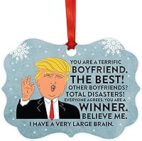 Vista 31 de Andaz Press Divertido presidente Donald Trump Fancy Frame Recuerdo Adorno de Navidad Regalo de mordaza, Perra fantástica, 1 paquete, ideas de regalo