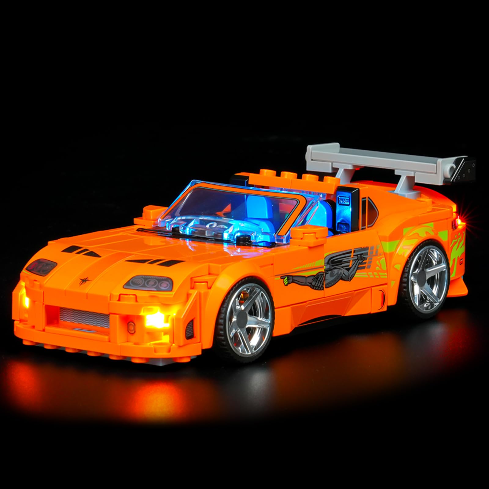 LIGHTAILING Led Light Compatible with Lego-77260 The Fast and The Furious Toyota Supra MK4 - Easy Install, Hidden Wiring, Home Decor &amp; Gift-Ready (Model Not Included)