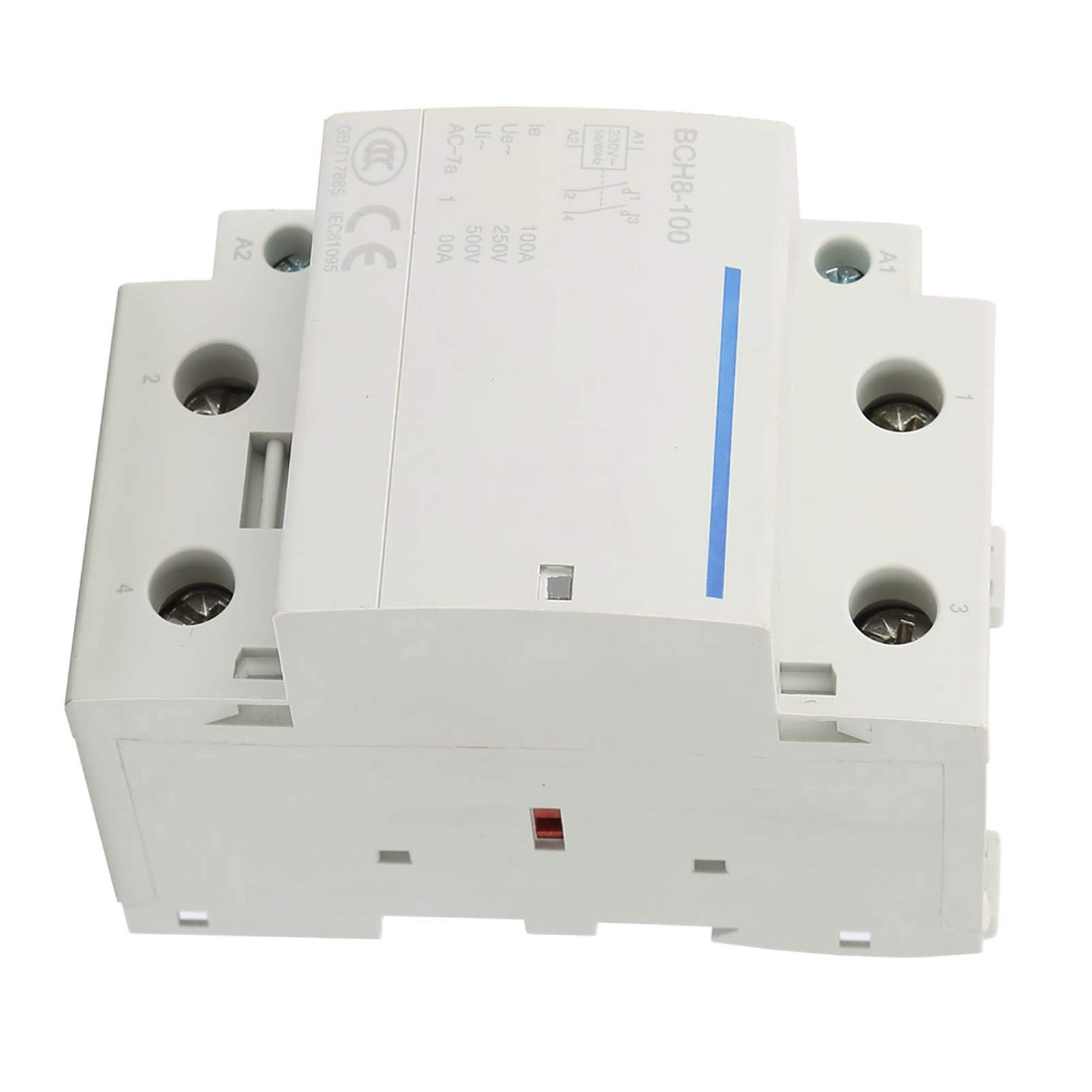Contattore AC 24/230V 50/60HZ Contattore modulare per uso domestico 2P/2NO 100A(AC230V)