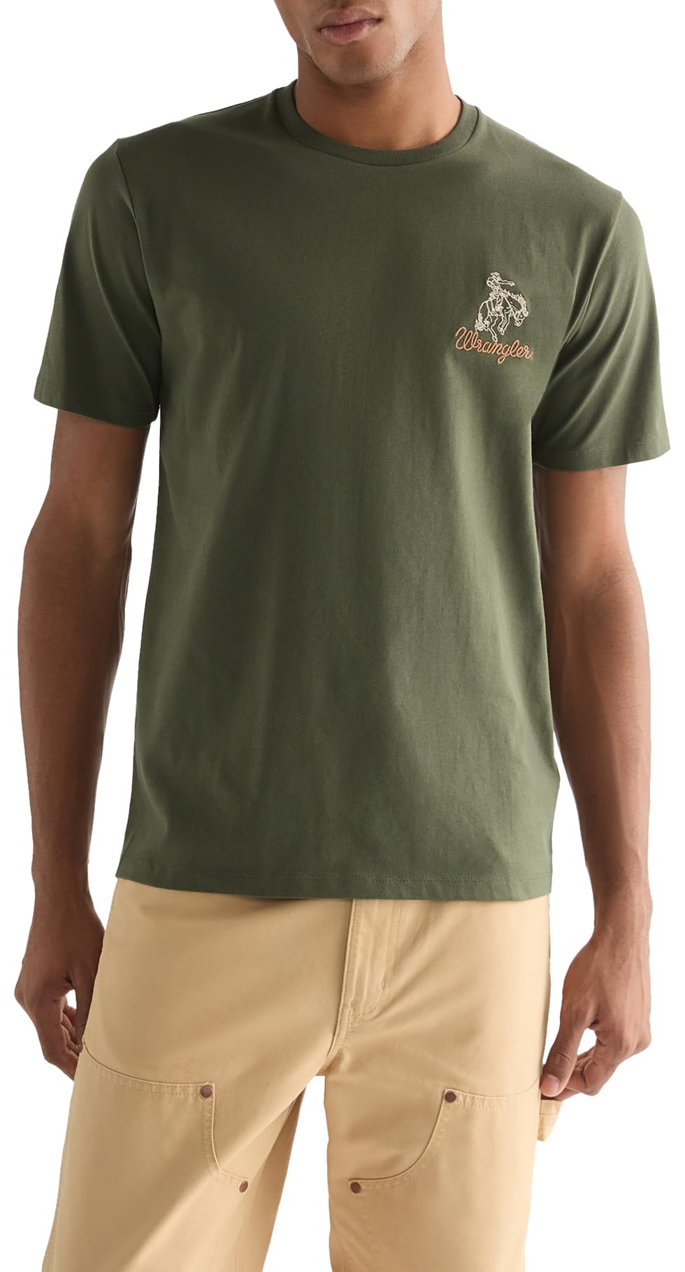 Wrangler Herren Embroidery Tee T-Shirt