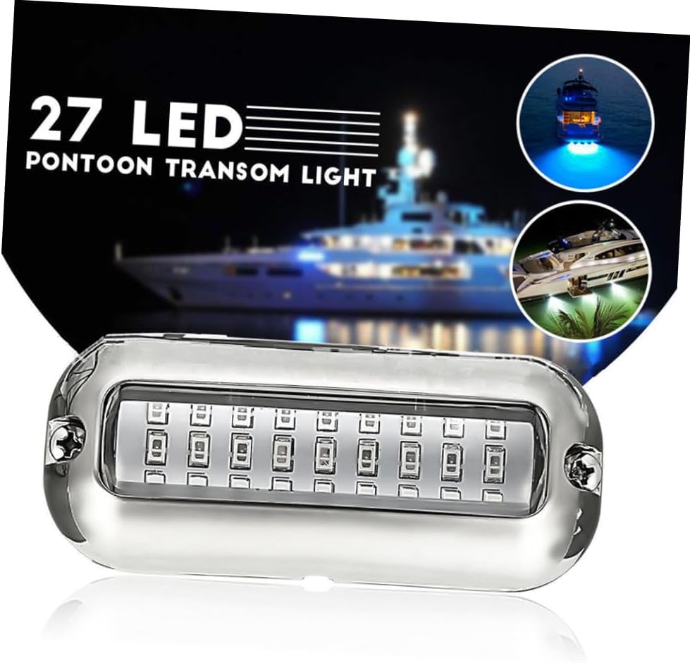 Marine 50w Led Underwater Bridge Lamp Stainless Steel Bright Waterproof Easy Install