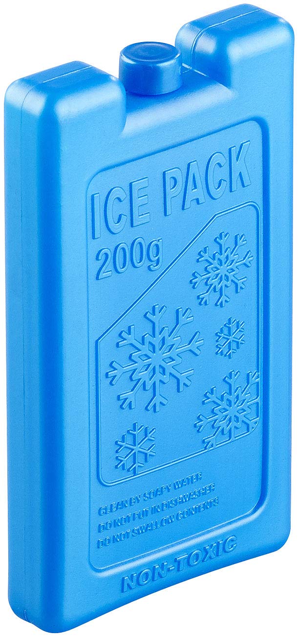 Pearl Accessori per frigo da Campeggio - Ghiaccio refrigerante: Set di 6 Batterie di Raffreddamento, Ogni 200 g di ripieno, per Fino a 12 Ore di Raffreddamento (accumulatore Ghiaccio)