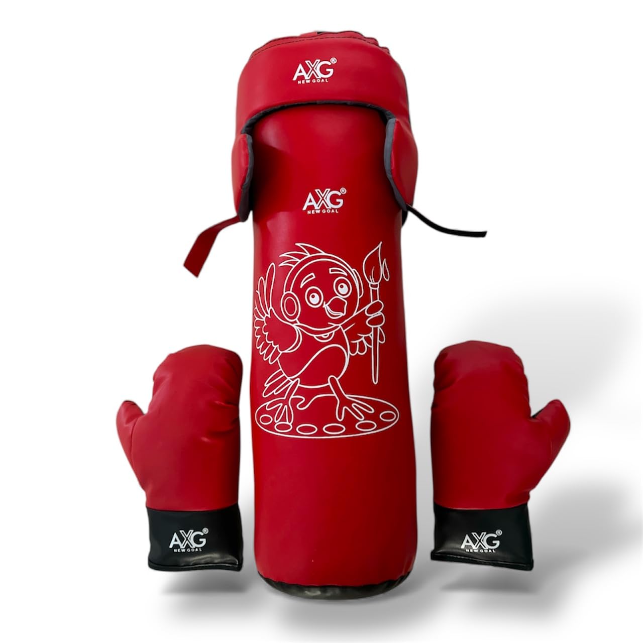 Stylish Print Filled Set (21 inch) 1.5kg for Kids Aged 4-12yrs Boxing Kit-picture-32
