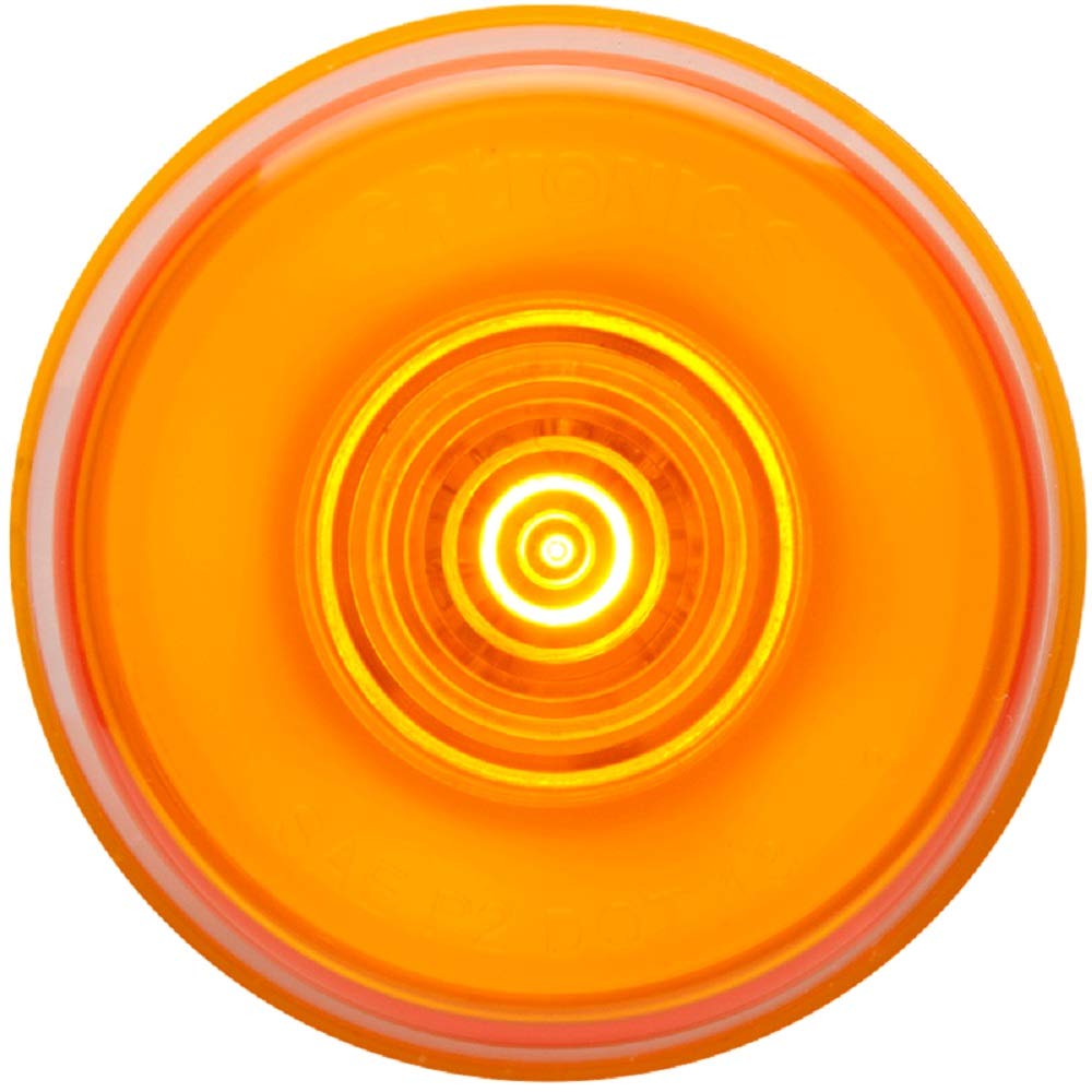 OptronicsMCL155AB GloLight Amber 2" Grommet Mount Marker Light