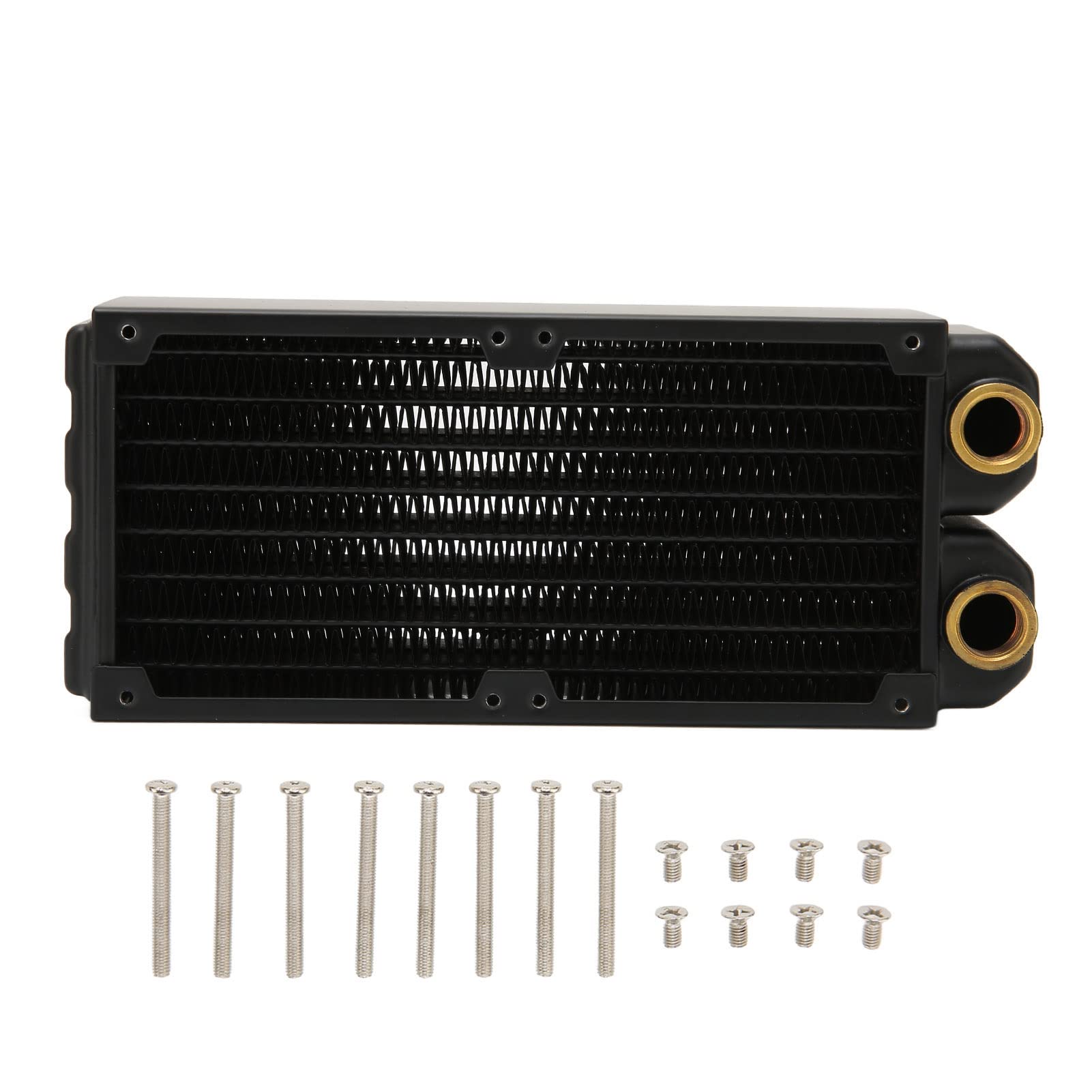 Radiatori in Rame con Eccellente Dissipazione del Calore e Bassa rumorosità per il Raffreddamento del PC Dissipatore di Calore a Doppio Strato da 45 Mm con 8