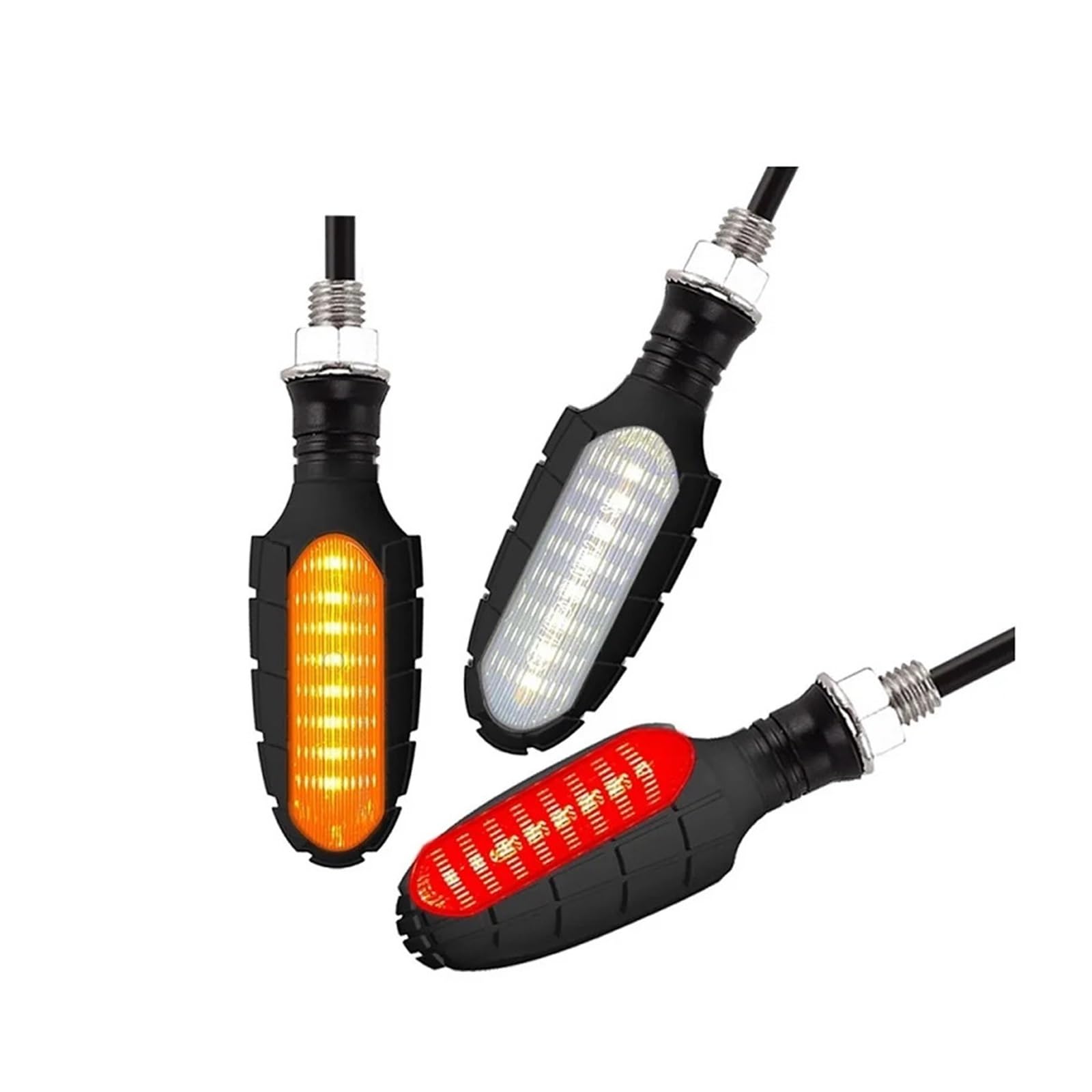 Clignotants de Moto 16LED Clignotant DRL Clignotant Indicateurs