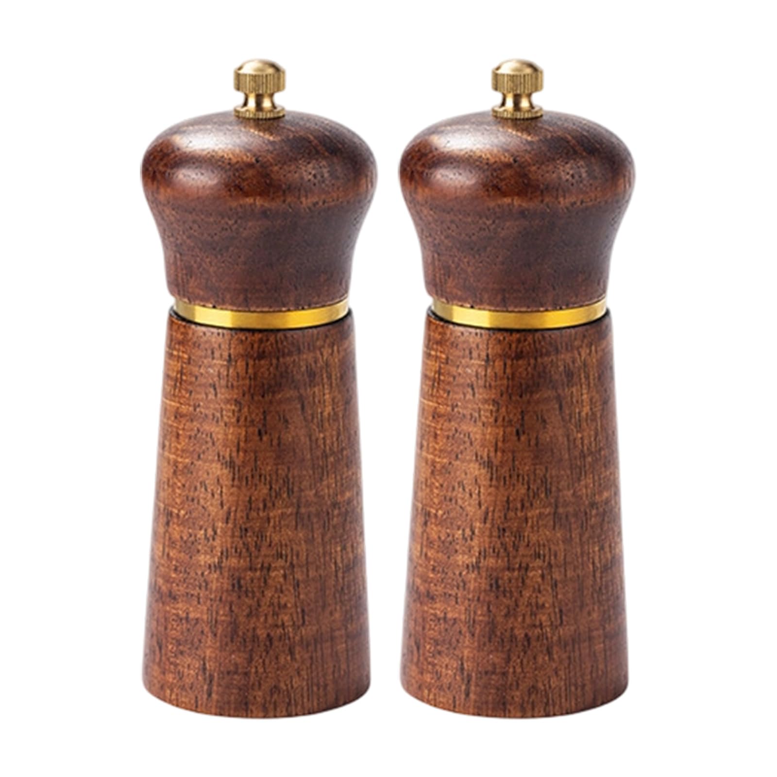 Qusinfc Manual Salt and Peppers Mill Peppers Grinder Automatic Salt Grinder Adjust Coarseness for Kitchen Cooking BBQ Seasoning Mill