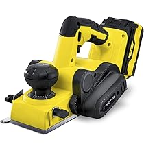 TROTEC pialla elettrica a batteria PPLS 10-20V – pialla 94 watt, multi batteria 20V 4 Ah, larghezza di piallatura 82 mm, profondità di taglio fino a 1,5 mm, tempo di ricarica 1,5 ore