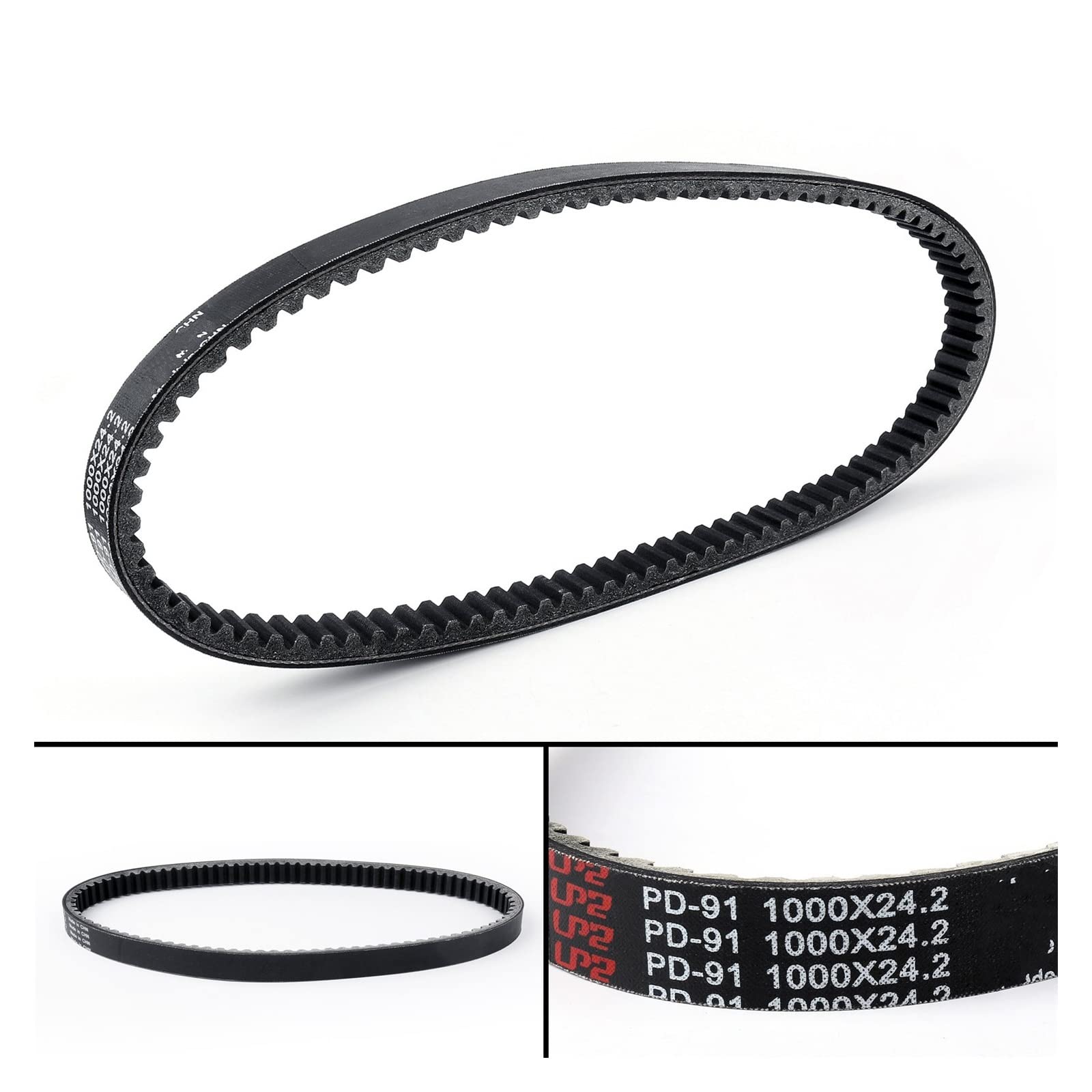 Cinghia Trasmissione Dentata in Gomma Cinghia Trasmissione in Fibra Aramidica per CFmoto per CF Moto CF250T-3 V3 V5 V9 1000 * 24.2