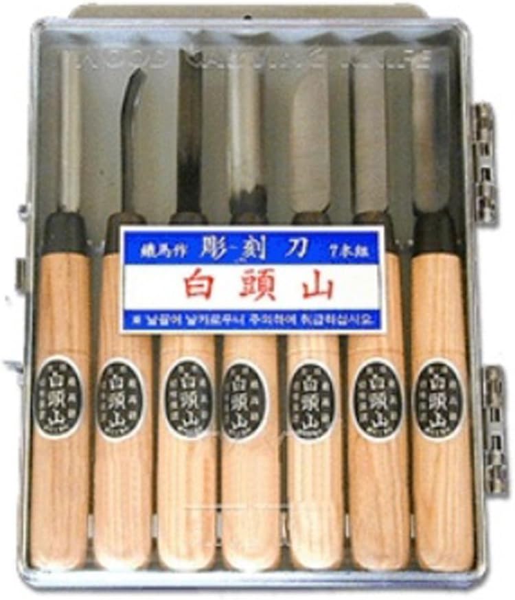 Amazon [CHULMA]6PCS Set Craft Knife Graver Burin Hobby Cutter Hand