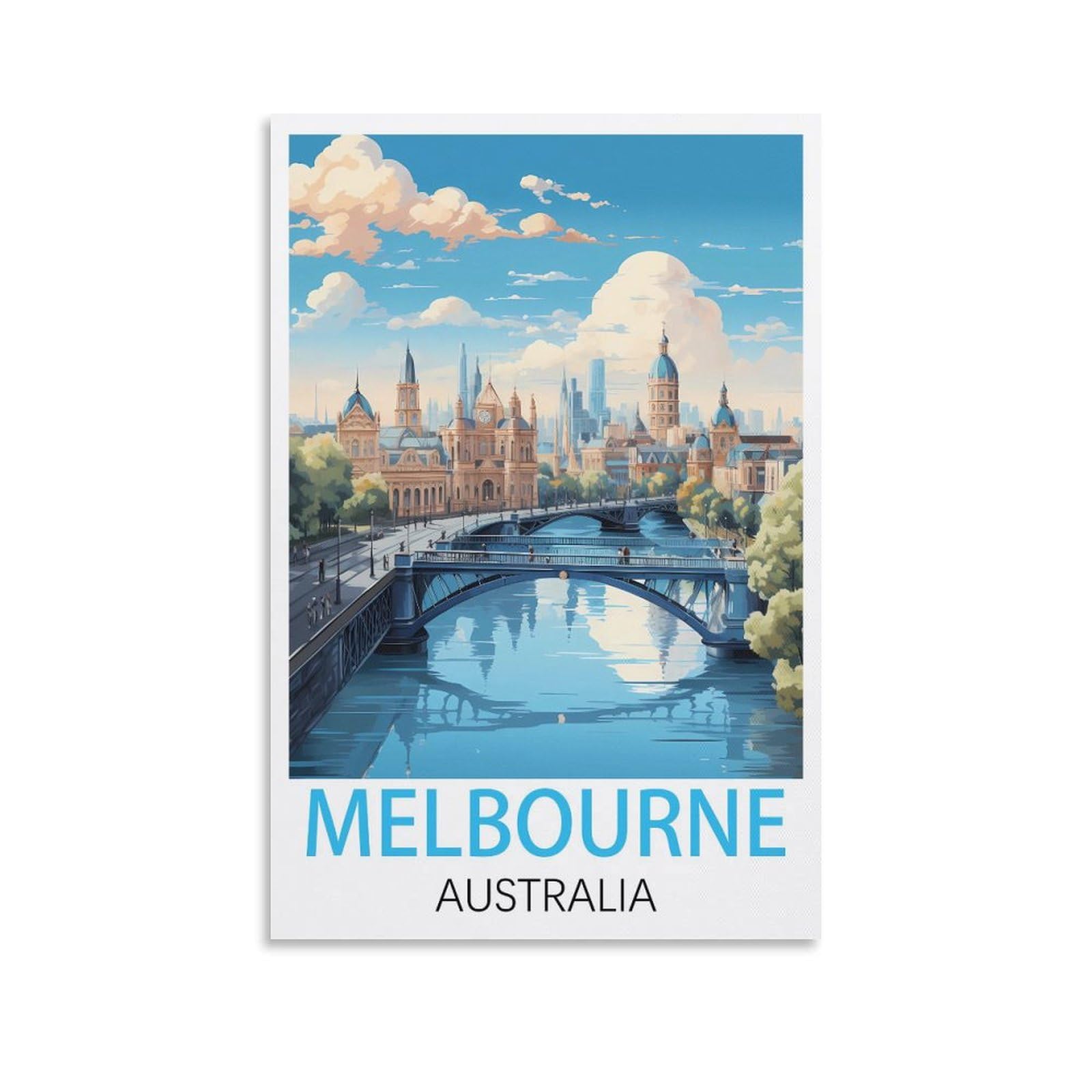 Metal Bar Signs Vintage Melbourne Australia,Art Plaque Poster Wall Decor for Home Tool Room Bar Club Restaurant Cafe 30x30cm