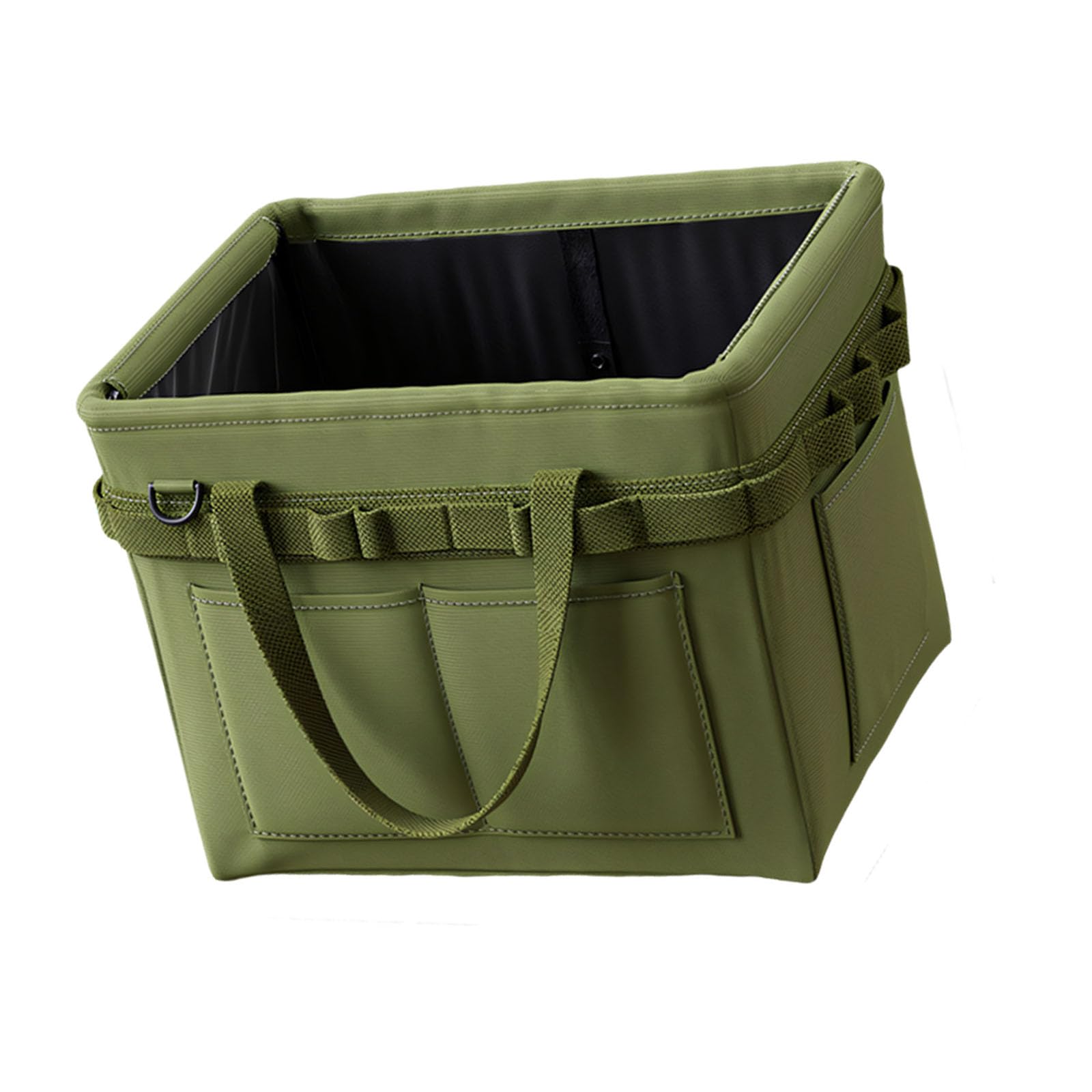 Kaeltsyn Green Large Equipment Holder Built From Oxford Fabric And Steel Frame For Construction Tasks And Building Projects Outdoor Utility Bag