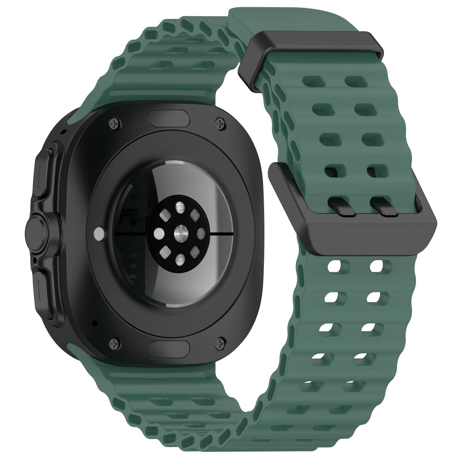 Cinturino sportivo per Galaxy Watch 7 Ultra da 47 mm, confezione da 3 pezzi, in morbido silicone, accessorio di ricambio compatibile con Samsung