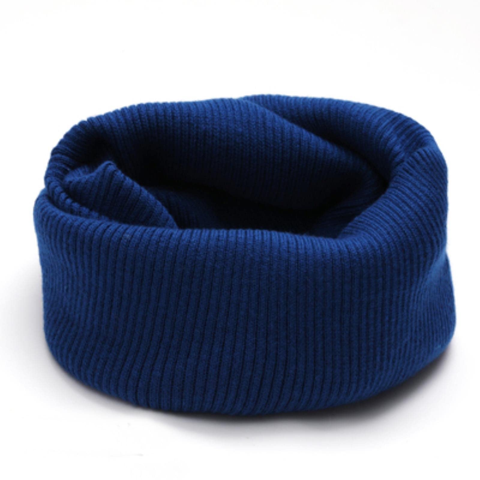 Winter Warm Cashmere Scarves Unisex Elastic Wool Knit Ring Neck Scarf Snood Female Thicken Windproof Cycling Driving Pullove