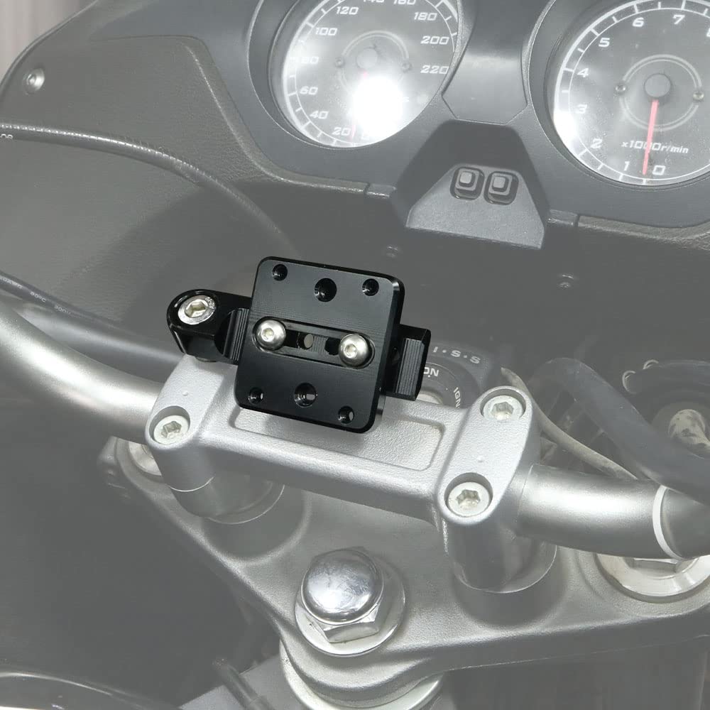 Universal Motorcycle GPS Phone Mount Bracket - Fits Honda CB300R, CB500X, Grom & Many More (M8 Handlebar)