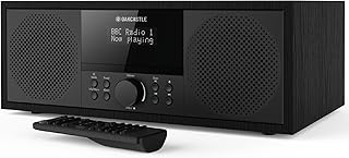 DAB500 CD Player, FM and DAB+ Digital Radio | Bluetooth, Mains Powered, Stereo Speakers, USB, MP3, AUX, Headphone Jack, Custom EQ, Remote Control | Oakcastle DAB Radio and CD-Player | Radio CD Player