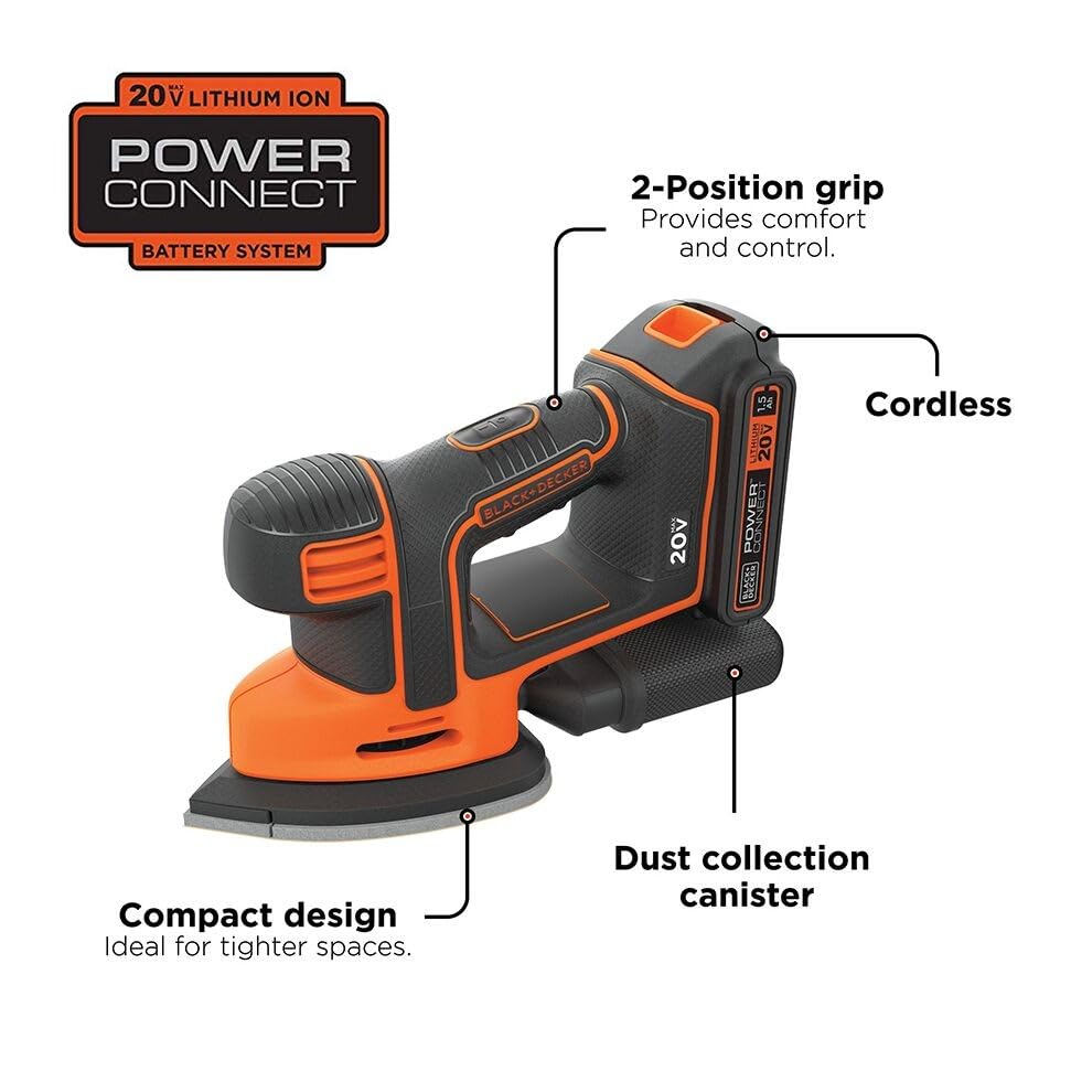 BLACK+DECKER 20V Sheet Sander