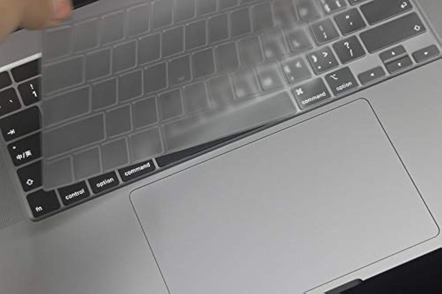 Se7enline Compatible with Macbook Keyboard Cover Skin for Mac Neo & Air 13/15 & Pro 14/16 inch (M5 M4 M3 M2 M1 A18 Pro) 2026/2025/2024/2023/2022/2021 Silicone Waterproof Dustproof EU Layout,Black — view 54