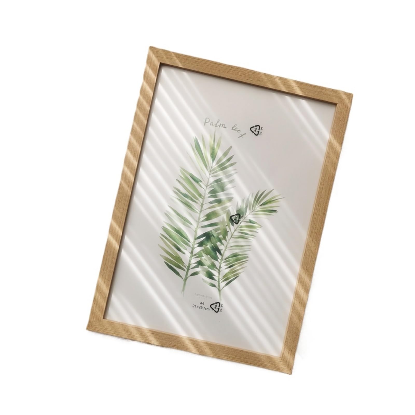 Picture Frames Wood Picture Frame 10X15/15X20/20X25cm Living Decor A4 Honors Certificate Document Photo for Wall Hanging Desktop(Wood color,A4 21X30cm)
