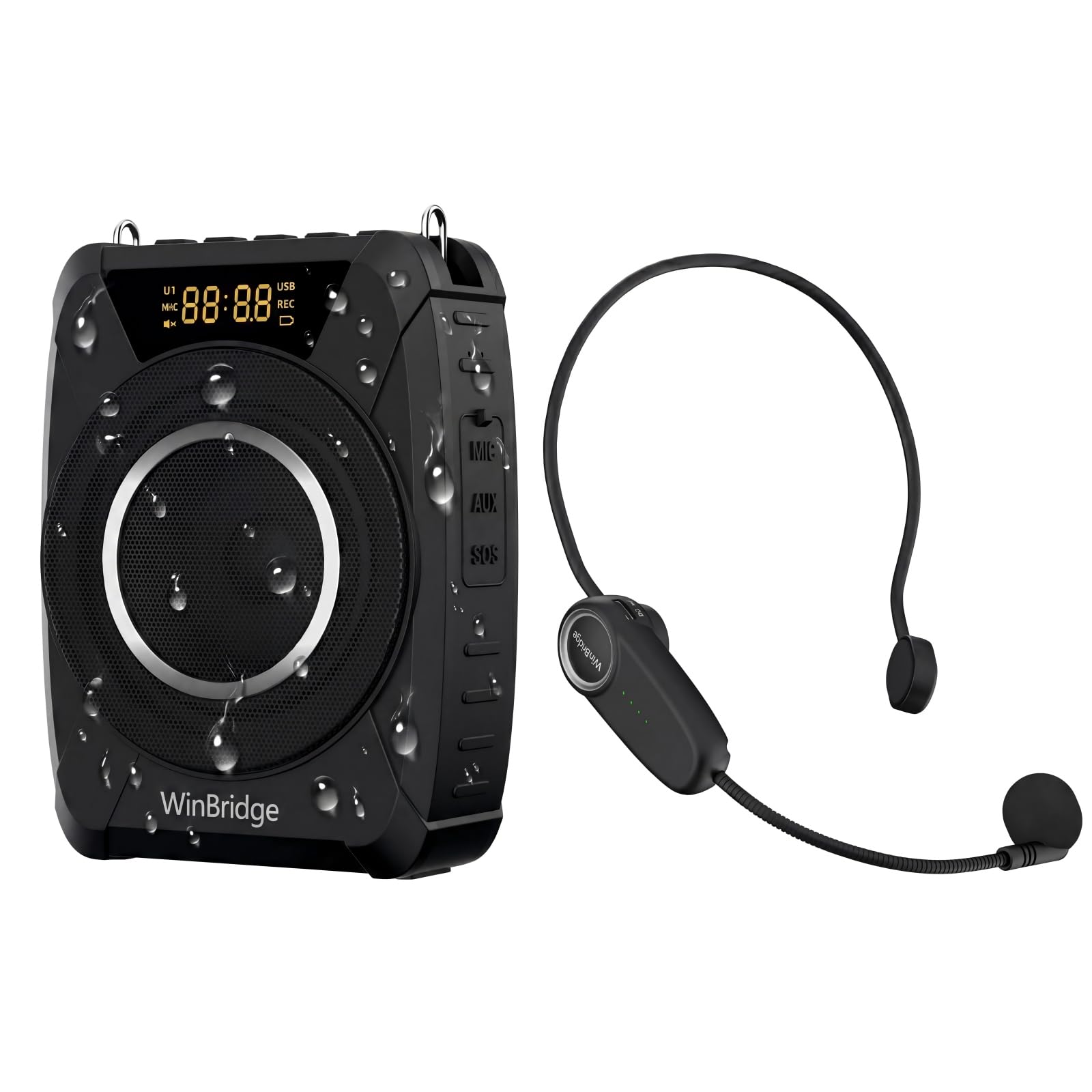 wireless voice amplifier microphone 20w portable pa system