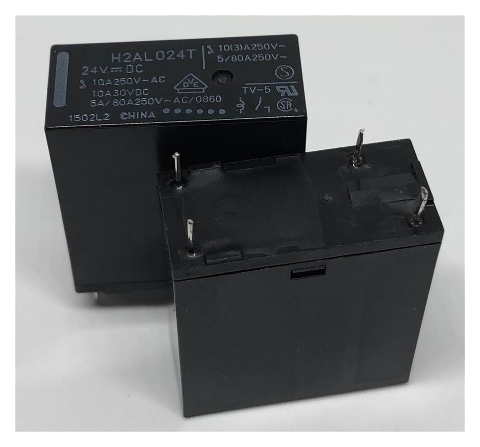 Relé H2AL024T de 4 pines para evitar sobrecargas en sistemas de 24V 3