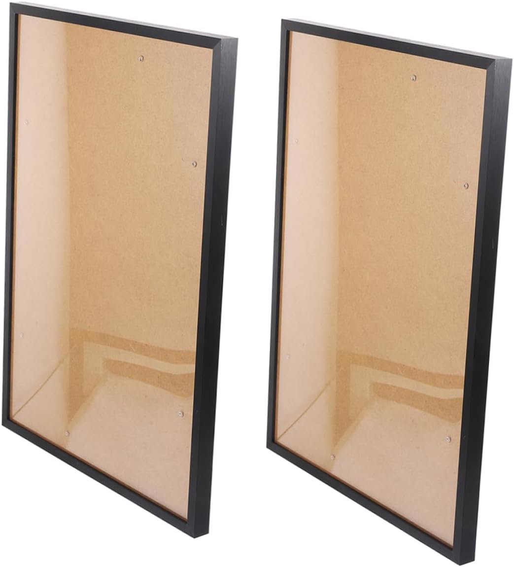 2pcs Aluminum Alloy Poster Frame for Prints Lightweight Wall-mounted Picture Frame for Home Office Decor for Certificates and Advertisements