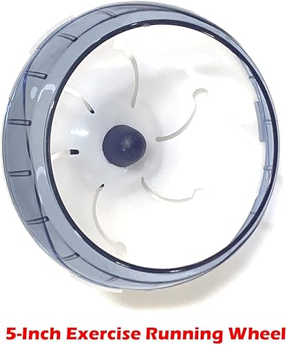 Miniatura 6 de Gran casa de hámster acrílico transparente de lujo de 2 pisos, casa de reptiles, hábitat, ejercicio de rueda para correr, botella de agua, torre de