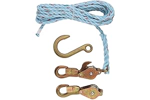 High-Powered Klein Tools Block and Tackle with Anchor Hook