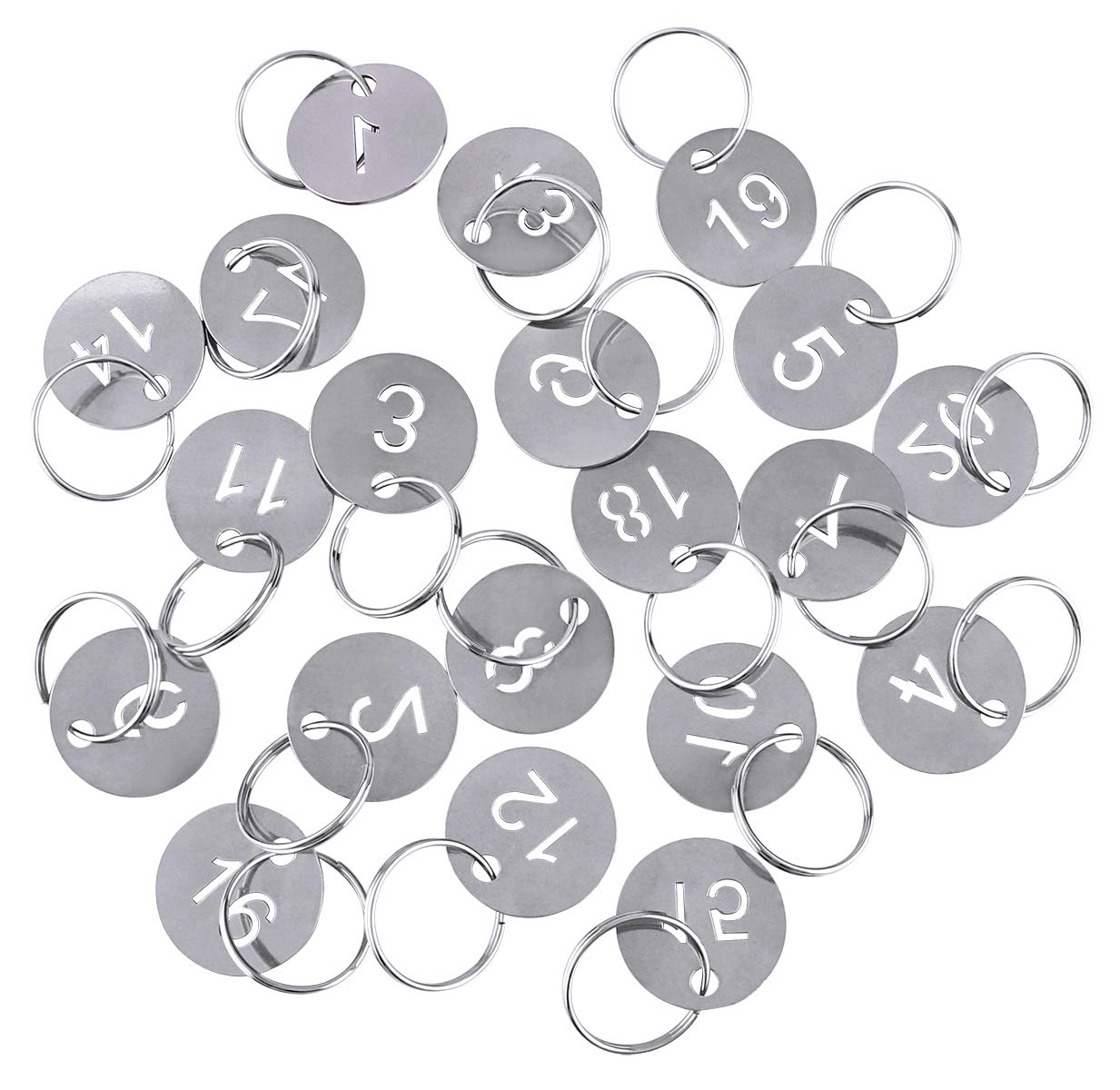 Amazon | Dedoot 番号キータグ 20個パック キー番号タグ 番号