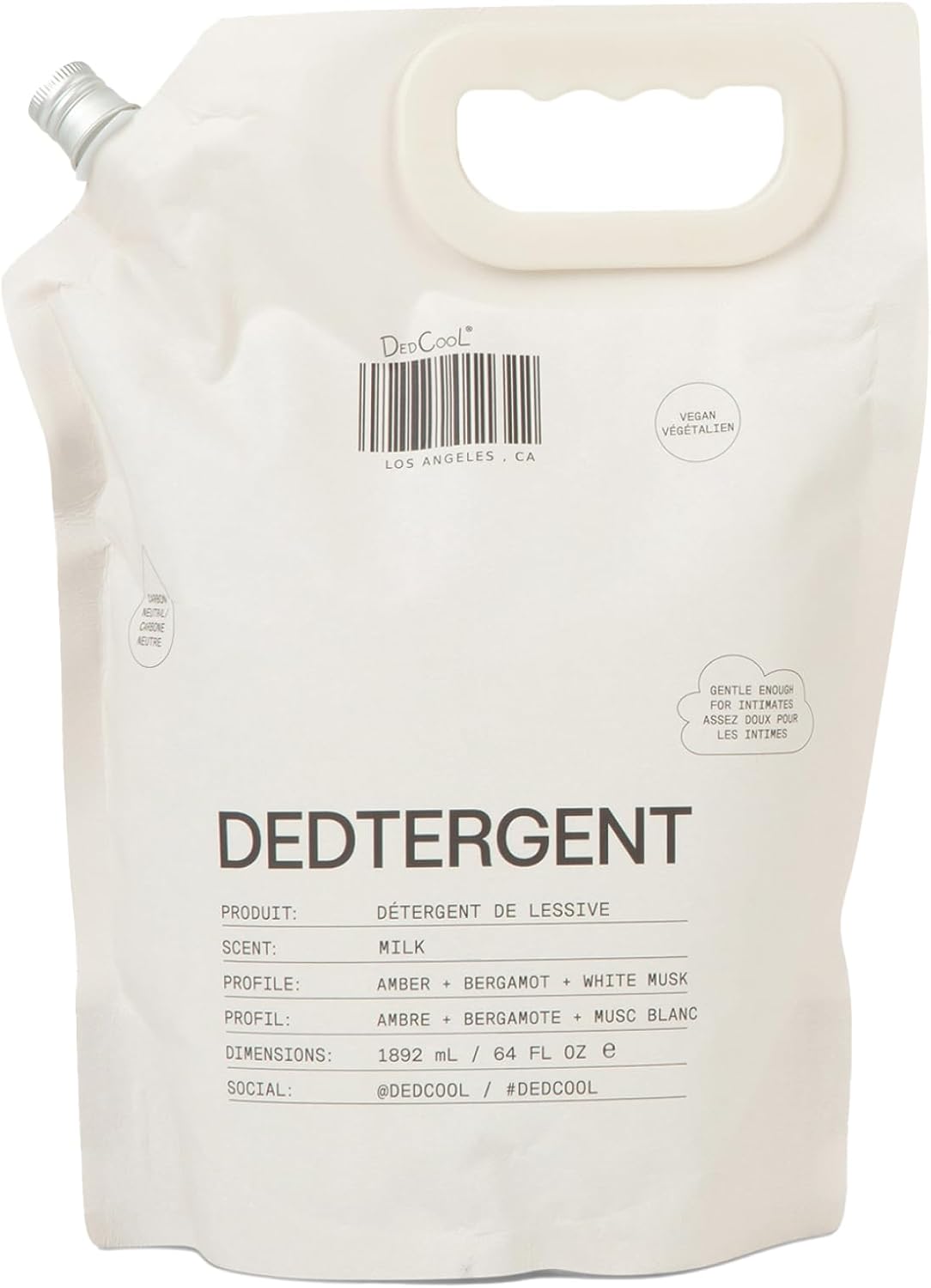 DedCool, Liquid Laundry Detergent, Milk, Up to 120 Washes, 64 fl oz