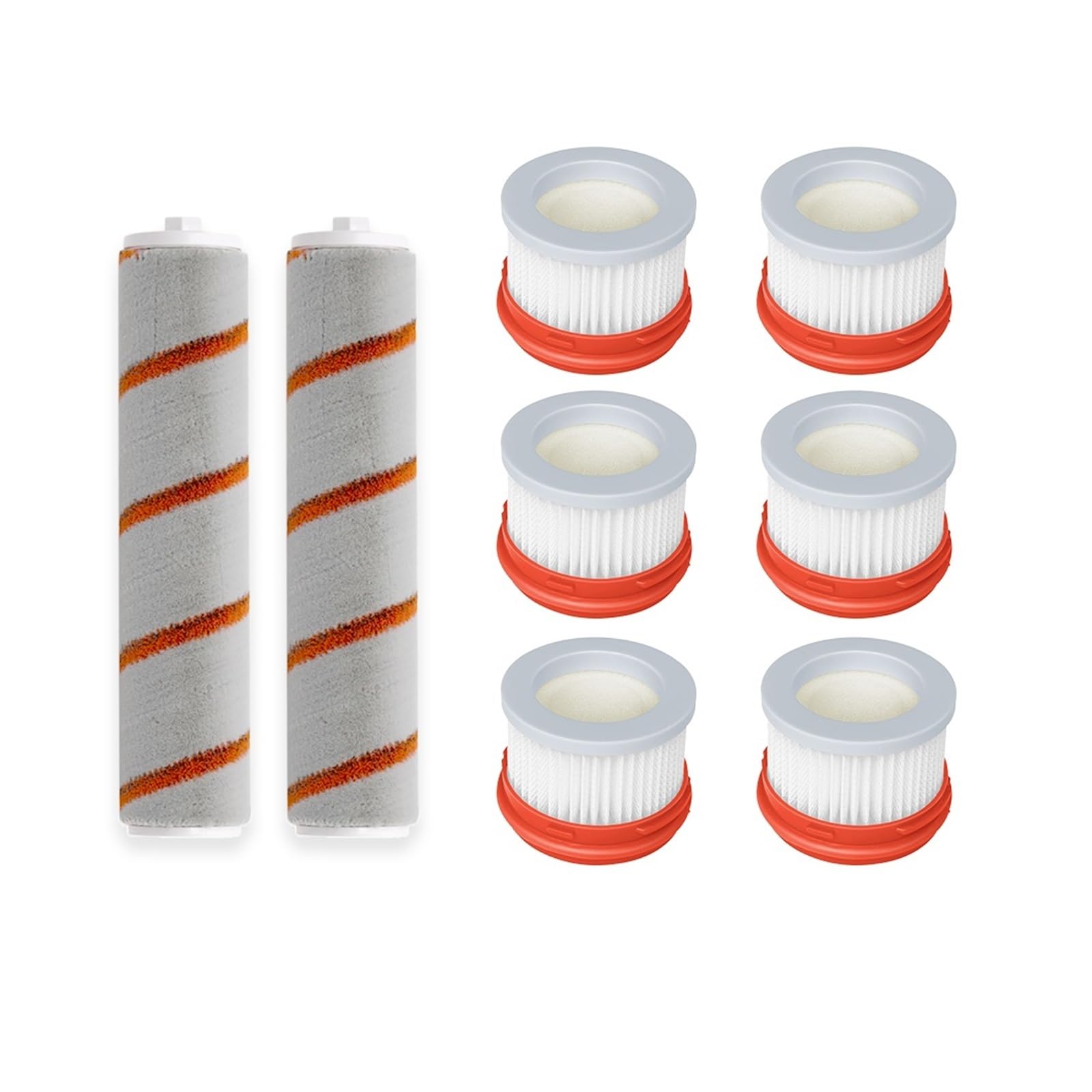 Kicici Set J Compatible With Xiaomi Dreame V11 V10 V9 V9b V9d V9p V16 V8 Soft Brush Roller Hepa Filter Replacement Accessories Kit(Set J)